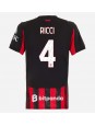Billige AC Milan Samuele Ricci #4 Hjemmedrakt Dame 2025-26 Kortermet